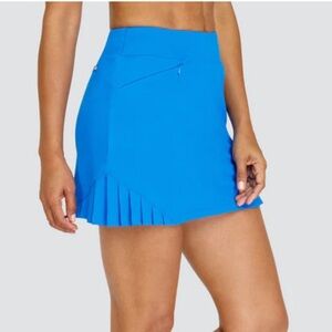 Tail Activewear Pull-On Skort MILIA 18 in - Pacific Blue Pleated Women's Skirt